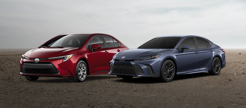 New 2026 Toyota Corolla LE & New 2026 Toyota Camry SE